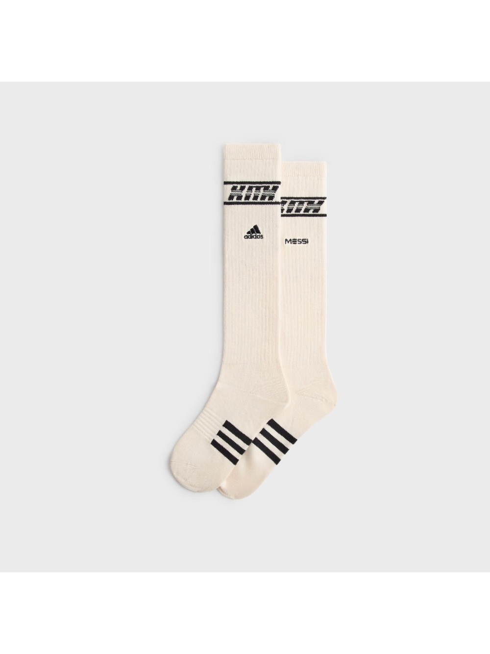 Kith x Adidas Messi Cream Crew Socks - Men's Athletic Socks